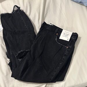 Abercrombie Black Distressed Jeans